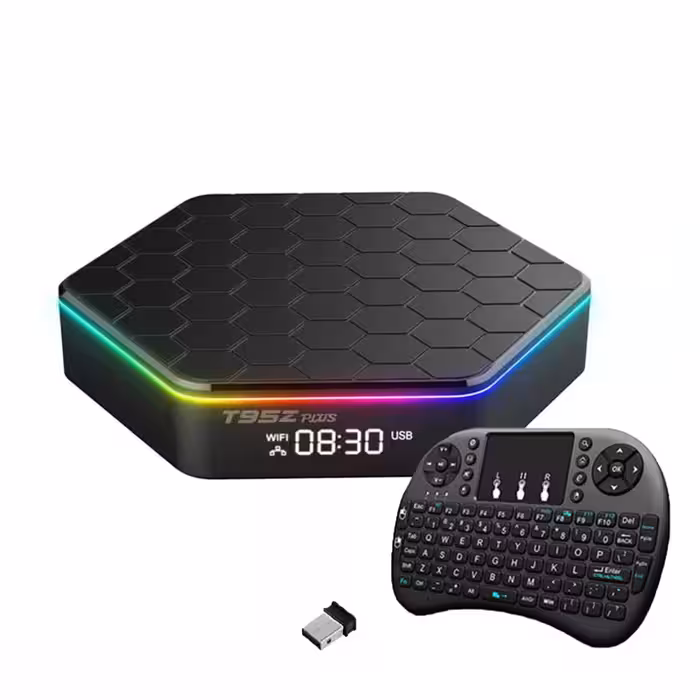 اندروید باکس مدل T95Z Plus به همراه کیبورد بیسیم | کالا مکس