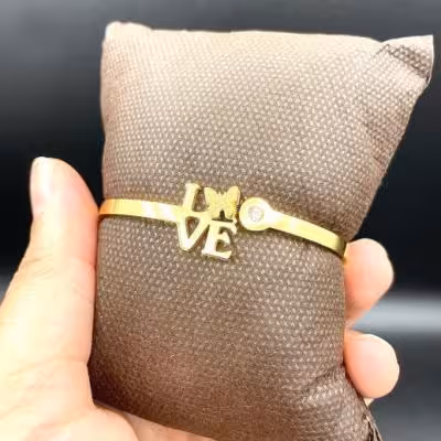 دستبند النگویی استیل 014