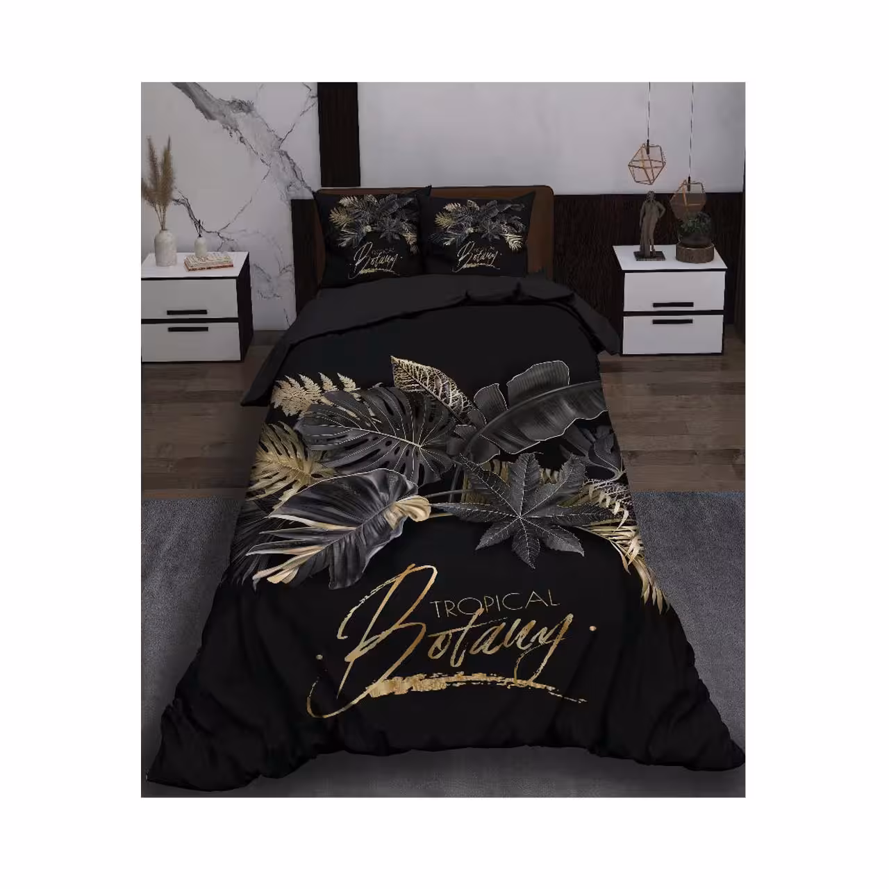 سرویس روتختی یک نفره کارینا مدل سه بعدی 5 تکه کد 1078