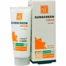 کرم ضد آفتاب ضد لک فاقد چربی SPF50 اسپات گارد مای (50 میل)