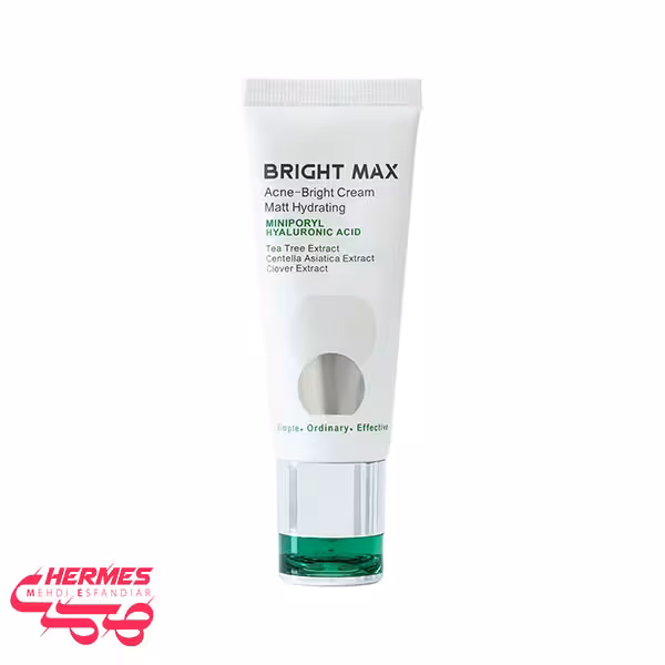 کرم مرطوب کننده مات آکنه برایت برایت مکس