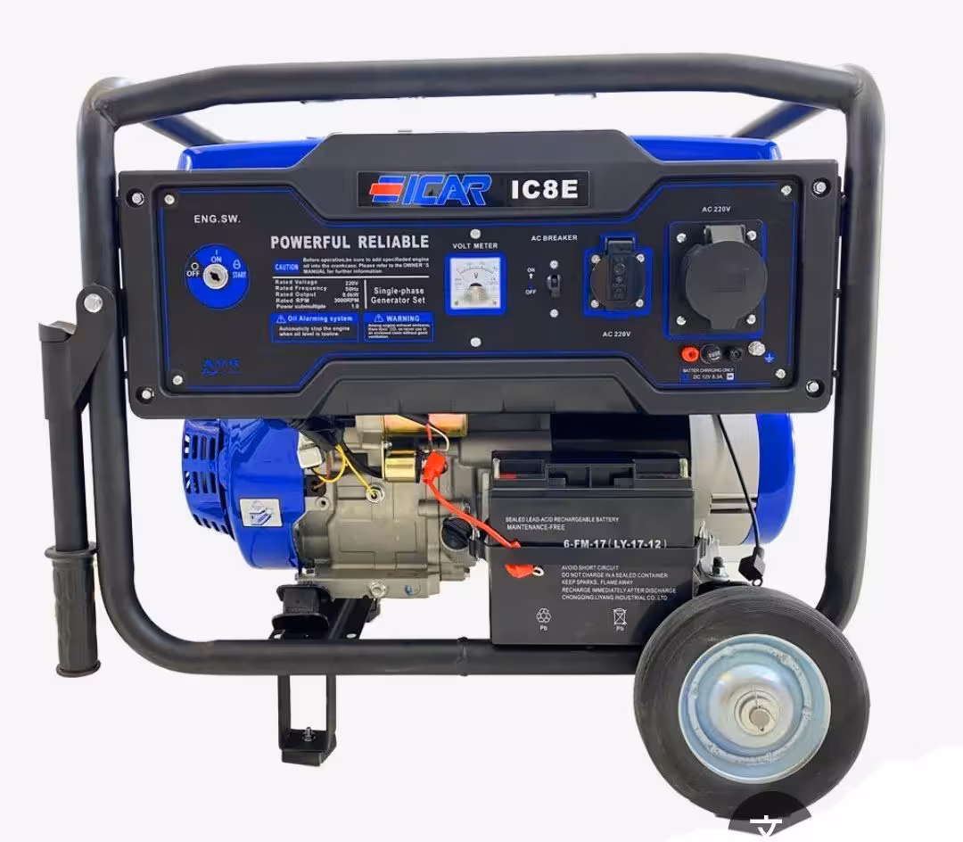 موتور برق بنزینی 8 کیلو وات ایکار مدل EICAR IC8E