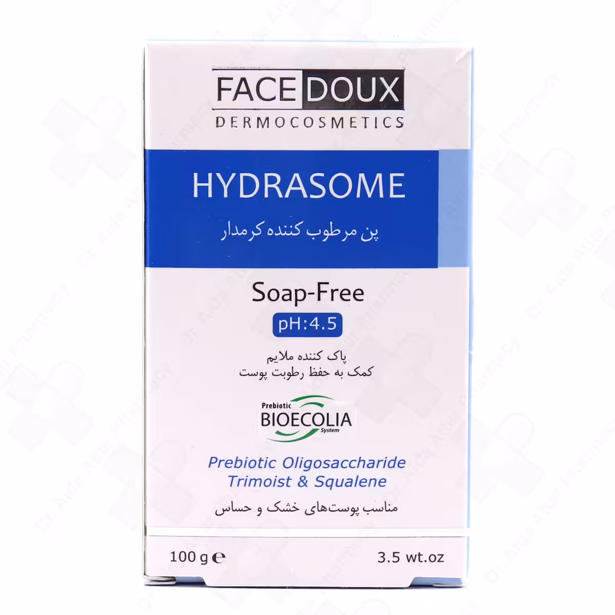 پن مرطوب کننده هیدرازوم فیس دوکس مناسب پوست های خشک و حساس 100 گرم