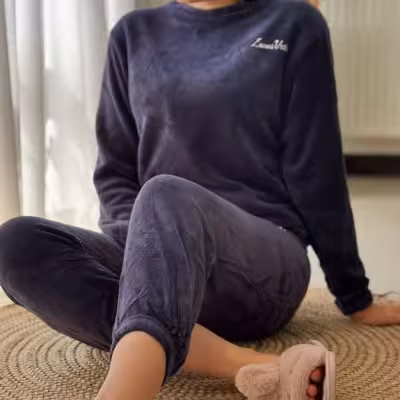ست بلوز شلوار تدی زنانه