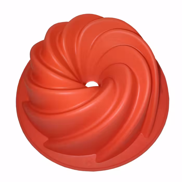 قالب ژله مدل سیلیکونی پیچی سایز 21 سانتی