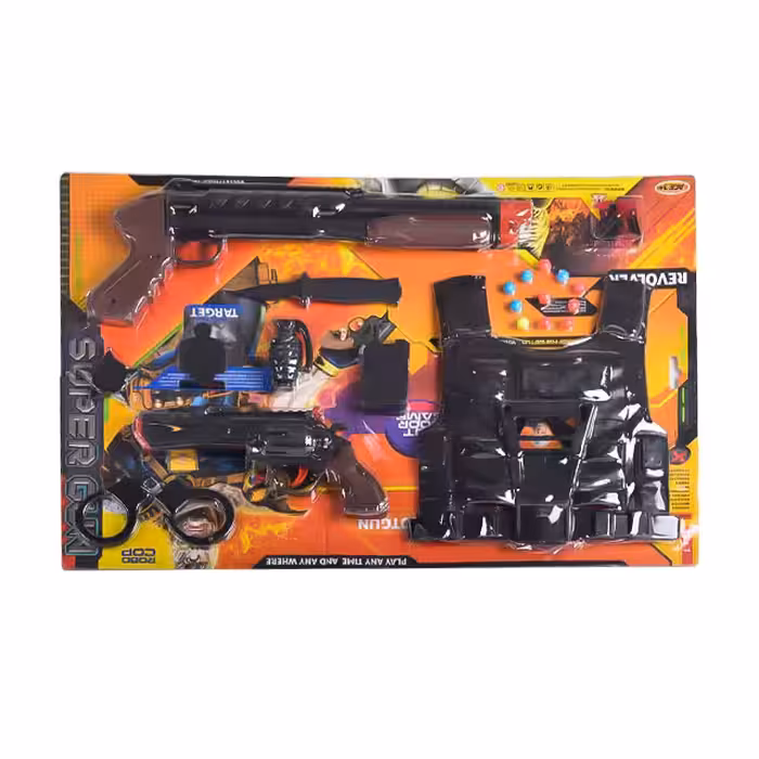 ست اسباب بازی پلیسی همراه با جلیقه