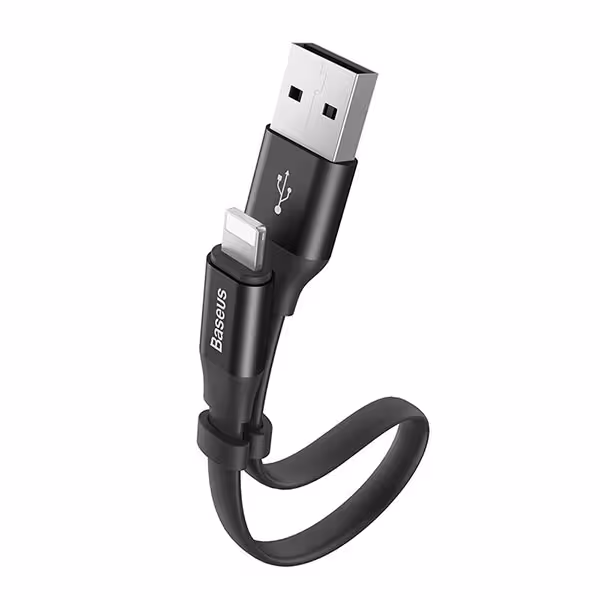 کابل کوتاه آیفونی Baseus CALMBJ-B01 23cm 2A
