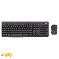 کیبورد و ماوس لاجیتک مدل Logitech MK295 Silent Black - زنگوله