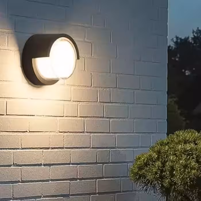 چراغ دیواری گرد دکوراتیو 9 وات(پس کرایه)