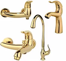 ست شیرآلات راسان مدا اکتاو طلایی