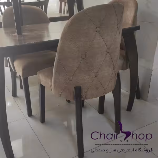 میز تک ناهارخوری بوگاتی شش نفره