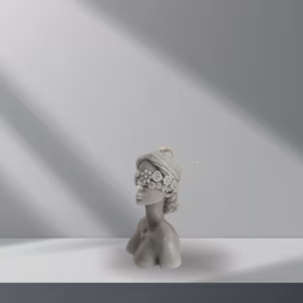 شمع دکوری ناتالی کوچک سبز