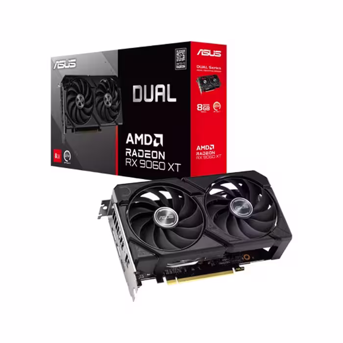 کارت گرافیک ایسوس مدل Dual Radeon RX 6600 XT 8GB GDDR6 با خنک کننده دو فن