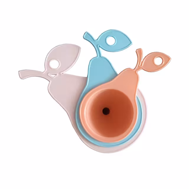 قیف پلاستیکی مدل 3 سایز طرح گلابی کد 1038