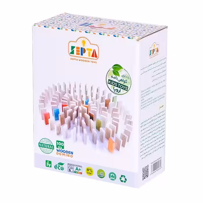 بازی فکری دومینو چوبی سپتا