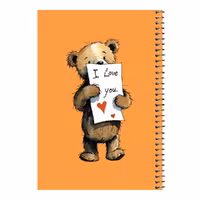 دفتر مشق 80 برگ اس جی مدل تدی عاشق