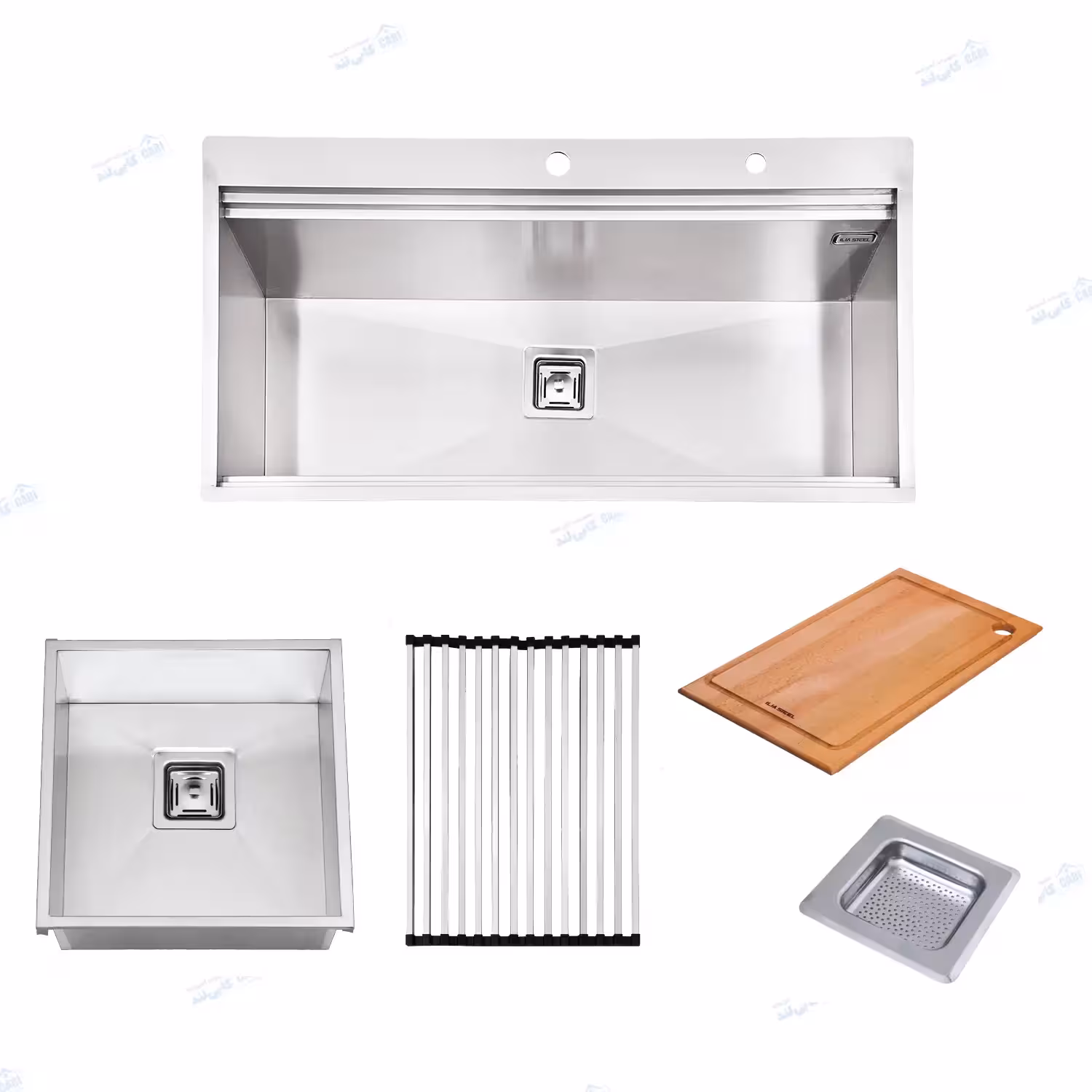 سینک کورینی زیر صفحه ای ایلیااستیل مدل 6015