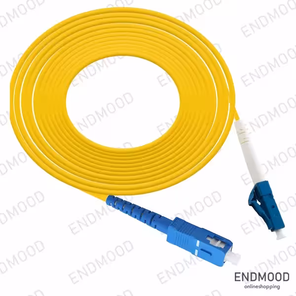 پچ کورد فیبر نوری 1 متری نگزنس SC-LC سیمپلکس سینگل مود Nexans