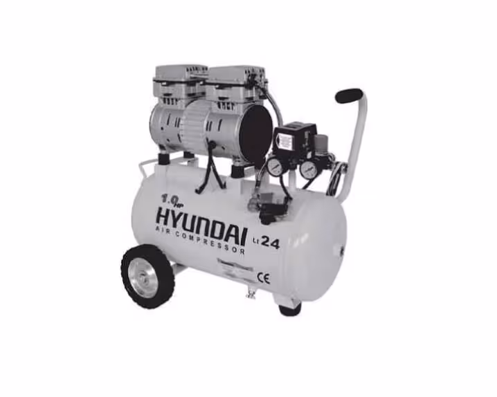 کمپرسور باد 24 لیتری سایلنت هیوندای مدل 1024-AC