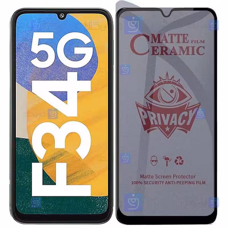 خرید محافظ صفحه سرامیکی حریم شخصی Samsung Galaxy F34 5G