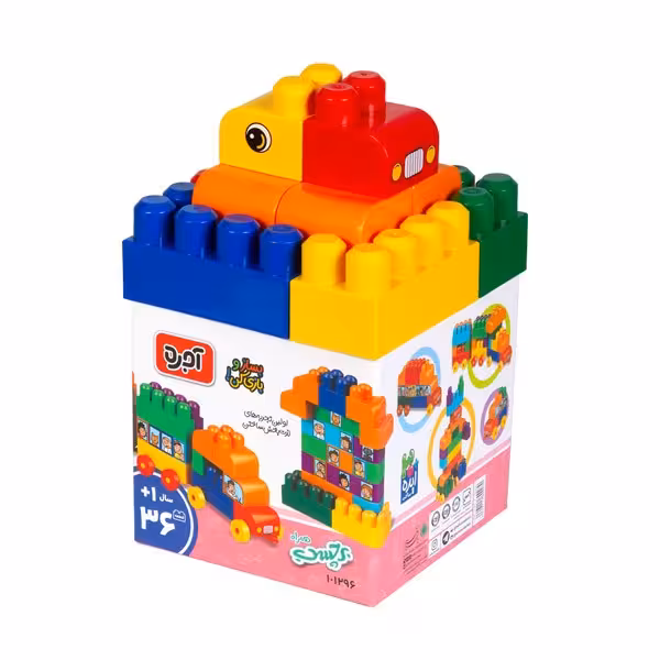 بازی فکری لگو آجره ( 36 قطعه) بساز و بازی کن - کتاب‌فروشی کوچه کتاب