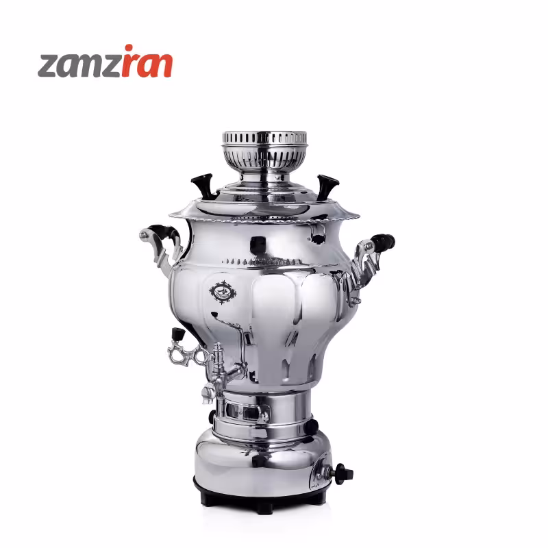 سماور گازی عالی نسب مدل نقشینه ظرفیت 6 لیتر