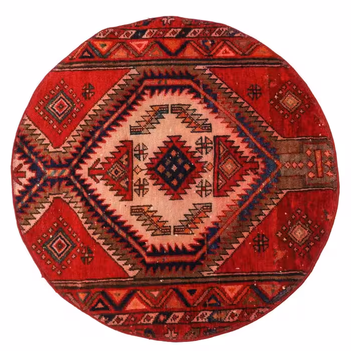 فرش دستباف نیم متری مدل چهل تکه کد 4030238