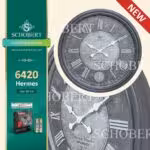 SCHOBERT شوبرت ساعت دیواری خاکستری قطر 60 – SH-6420