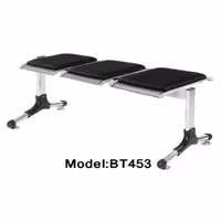 نیمکت پانچ 3نفره شفق بدون پشتی باتشک BT453