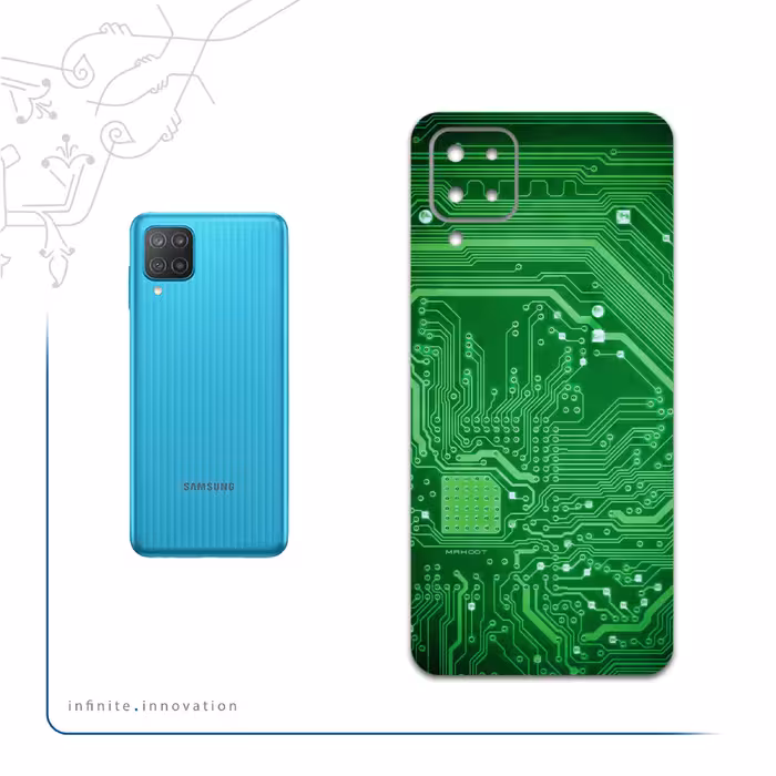 برچسب پوششی ماهوت مدل Green-Printed-Circuit-Board مناسب برای گوشی موبایل سامسونگ Galaxy F12
