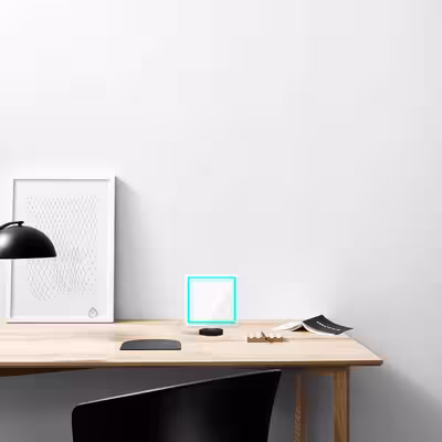 چراغ رومیزی مدل ریموت دار SQUARE-GL_TBL-GLASS