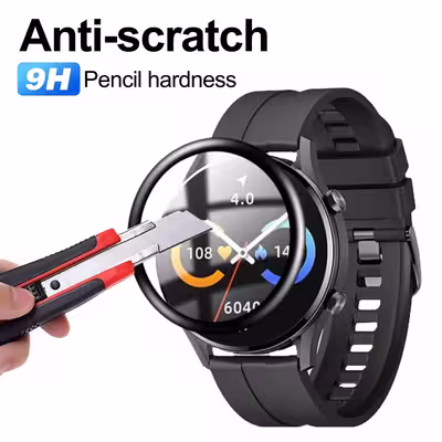 محافظ صفحه نمایش لاین مدل RT007 مناسب برای ساعت هوشمند شیائومی Smart Watch Imilab W12 بسته دو عددی