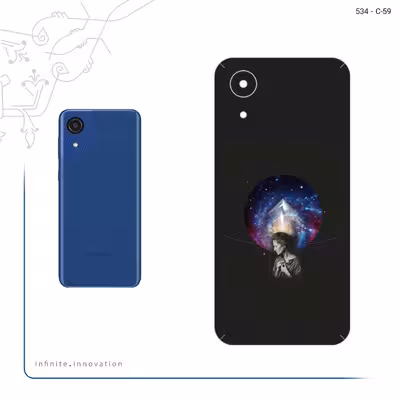 برچسب پوششی ماهوت مدل Collage of surreal Portrait of Women 3 مناسب برای گوشی موبایل سامسونگ Galaxy A03 Core