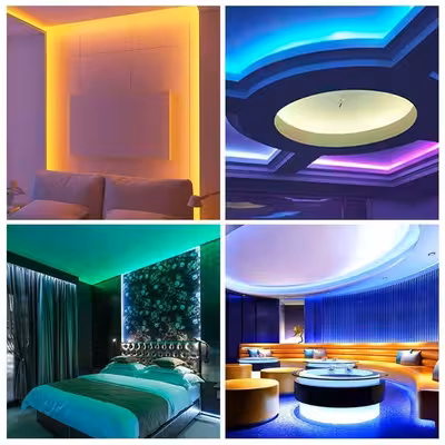 ریسه ال ای دی مدل RGB-remote-app موزیکال طول 5 متر