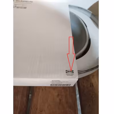 ظرف سرو مرغ واستیک ایکیا مدل GLADELIG مجموعه 2 عددی