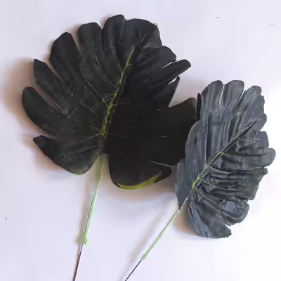 گل مصنوعی مدل برگ انجیری بسته 4 عددی