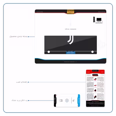 برچسب پوششی ماهوت مدل Juventus مناسب برای تبلت سامسونگ Galaxy Note 10.1 2012 N8010