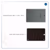 برچسب پوششی ماهوت مدل Dark-Gold-Stripes-Wood مناسب برای تبلت سامسونگ Galaxy Tab A 9.7 2015 T555