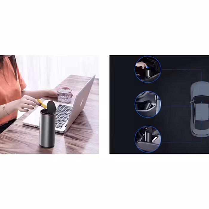 سطل زباله خودرو باسئوس مدل Gentleman Style CRLJT-01