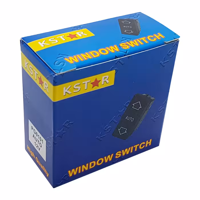 کلید شیشه بالابر خودرو کی استار مدل PG0102 مناسب برای پژو 405 بسته 2 عددی