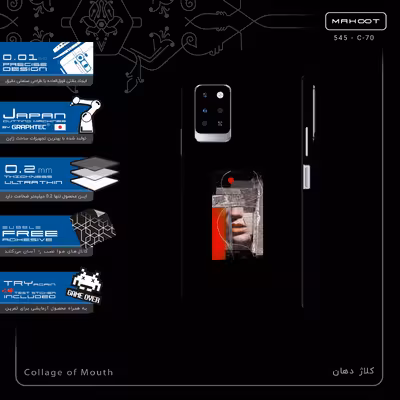 برچسب پوششی ماهوت مدل Collage of Mouth-FullSkin مناسب برای گوشی موبایل اینفینیکس Note 10 Pro