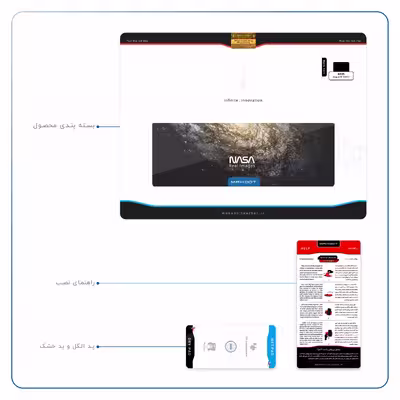 برچسب پوششی ماهوت مدل Universe-by-NASA-1 مناسب برای تبلت ایسوس Zenpad 3S 10 2017 Z500KL