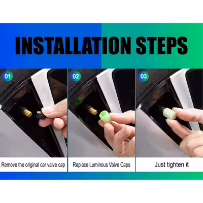 سر والف لاستیک هارمن مدل بدون باتری BIKE-CAR بسته 4 عددی