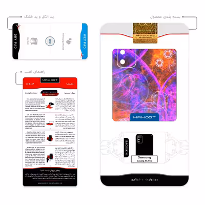 برچسب پوششی ماهوت مدل Inside Cell Digital Art مناسب برای گوشی موبایل سامسونگ Galaxy A52 5G