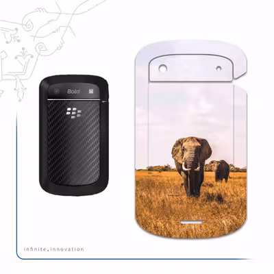 برچسب پوششی ماهوت مدل Elephant مناسب برای گوشی موبایل بلک بری Bold Touch 9900