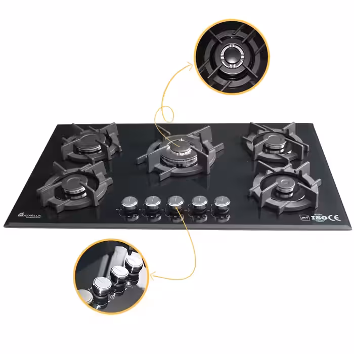 اجاق گاز صفحه ای آذرلوکس مدل G05NL-C18B