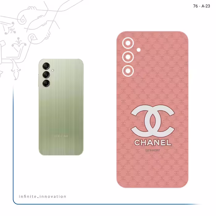 برچسب پوششی ماهوت مدل CHANEL_Logo مناسب برای گوشی موبایل سامسونگ Galaxy A14
