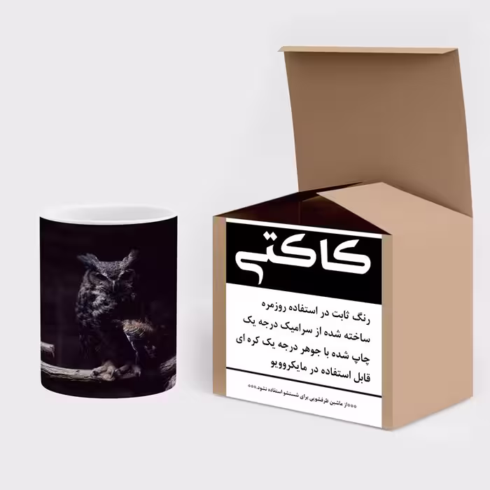 ماگ کاکتی طرح جغد مدل mgs14602