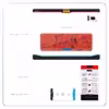 برچسب پوششی ماهوت مدل Red-Flower مناسب برای تبلت اپل iPad Pro 11 (GEN 2) 2020 A2228