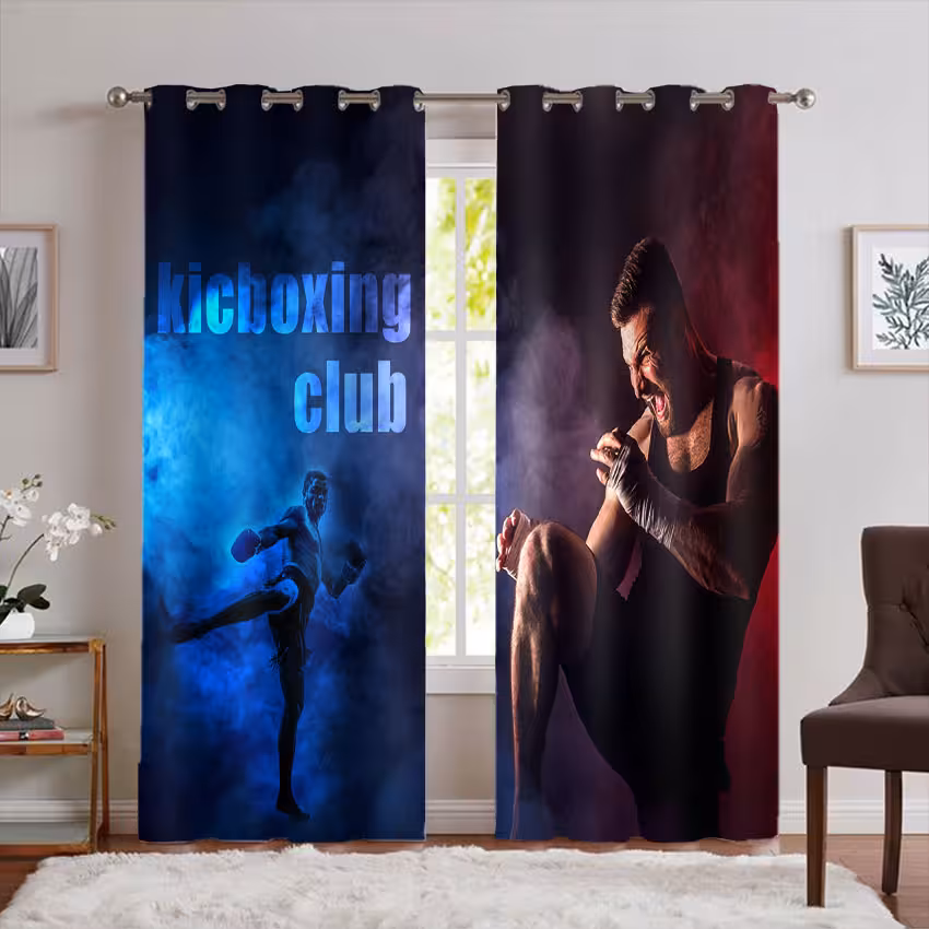 پرده برای بوکس طرح تمرین بوکس PK-7367